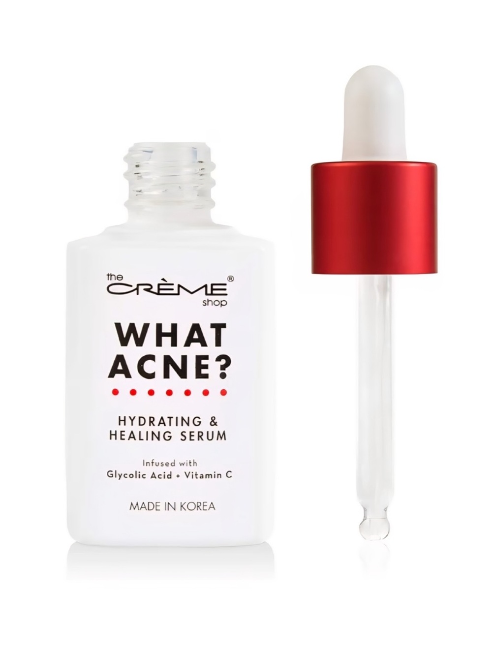 The Crème Shop Hydrating & Healing Serum - What Acne, 1.01 oz
